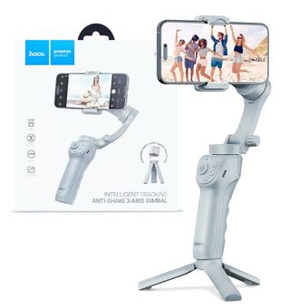 گیمبال سه محوره حرفه ای برند هوکو مدل Hoco K24 Smart Tracking 3-Axis Anti-Shake Gimbal k24   قابلیت ضد لغزش و تعقیب سوژه