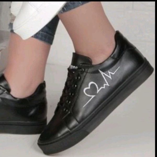 کفش ونس زنانه طرح ضربان  زیره PU سبک و بادوام