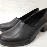 کفش پاشنه دار هلالی چرم زنانه کفش پاشنه 5 سانتی مجلسی اداری اسپرت بادوام و ظریف کد Up27