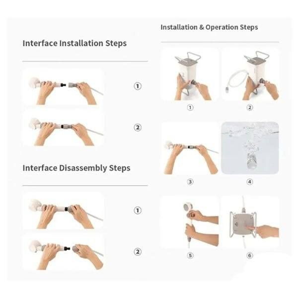 دوش شارژی قابل‌حمل Naturehike مدل NH20SJ018
