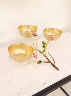 اردور خوری سه تایی دالبر طوطی برنجی | مدل 2