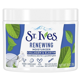 کرم آبرسان مرطوب‌کننده و کلاژن‌ساز صورت اورجینال St. Ives (حجم 250 میلی‌لیتر)