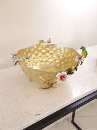 میوه خوری کندو برنجی | مدل 1