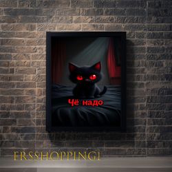 تابلو طرح گربه سایز 20*30