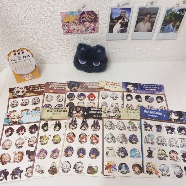 استیکر رسمی گنشین ایمپکت - تک