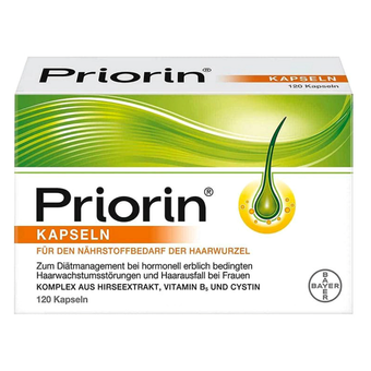 کپسول ضد ریزش مو پریورین بایر آلمان (BAYER Priorin Kapseln)