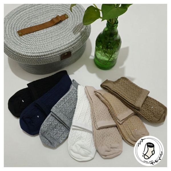 جوراب بافت گندمی ساقدار