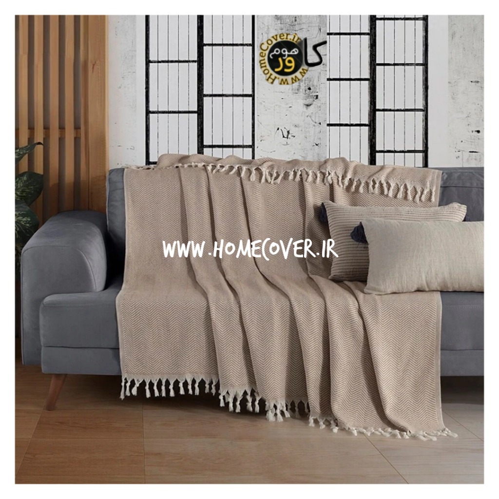 شال مبل و تخت هوم کاور مدل ژوان بل