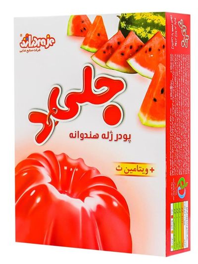 پودر ژله هندوانه جلید دراژه - 100 گرم بسته 12 عددی
