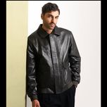 بامبر جکت چرم طبیعی مدل Feron