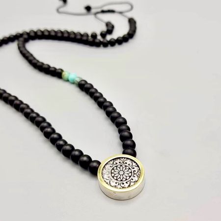 آویز نقره حکاکی طرح آوند