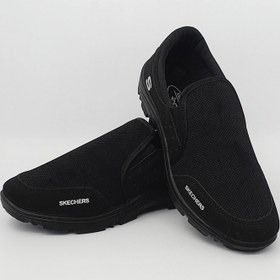 کفش زنانه راحتی اسکچرز (Skechers)  رویه کتان و راشل با زیره PU تزریقی**