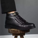 نیم بوت چرم مردانه mashil دوردوخت، قالب استاندارد، زیره PVC