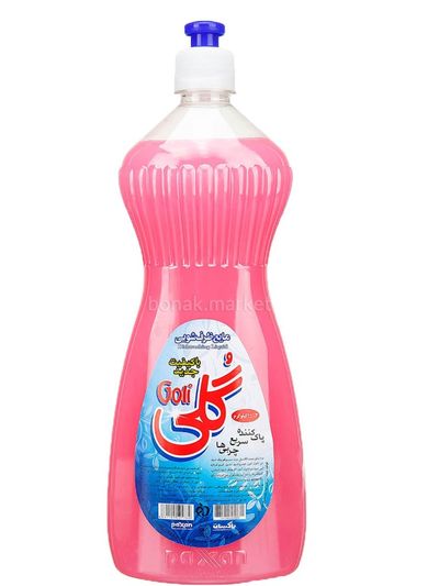 مایع ظرفشویی گلی  -یک لیتری -16عددی