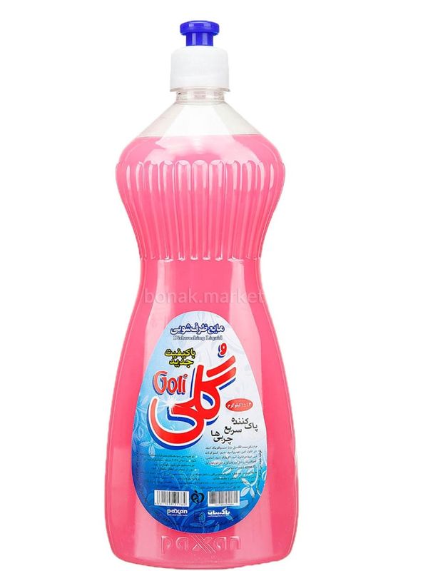 مایع ظرفشویی گلی  -یک لیتری -16عددی
