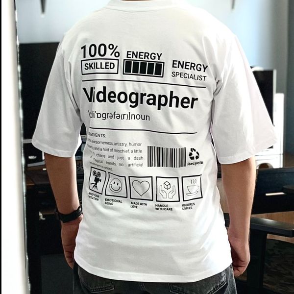 تیشرت videographer