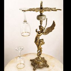 گیلاس خوری برنزی مدل فرشته پرکار