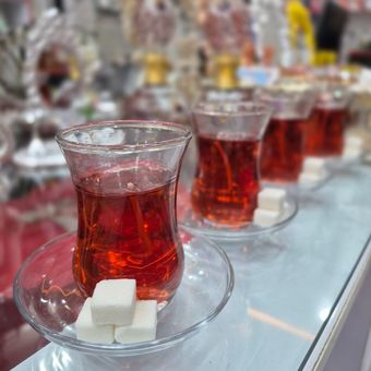 شمع دکوری استکان چای