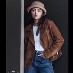 کت جیر و چرم طبیعی زنانه مدل Velaro