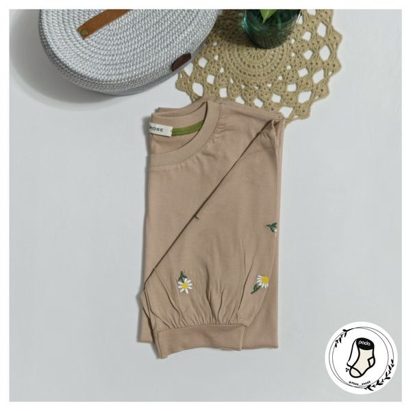 تیشرت آستین گلدوزی