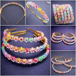 تل فلزی شکوفه شیشه ای