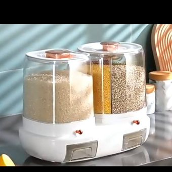 جا حبوباتی و جا برنجی دو قلو