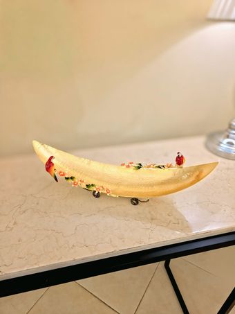 آجیل /شکلات خوری زرناو برنجی | مدل 1