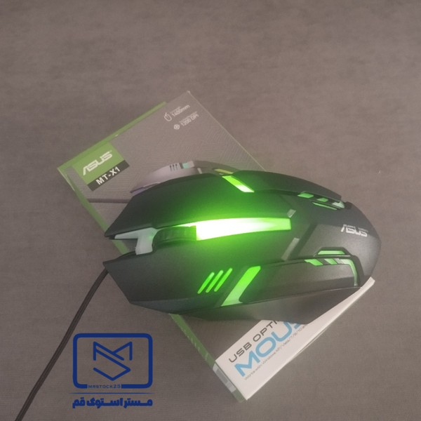 موس گیمینگ باسیم طرح ایسوس مدل ASUS MT - X1