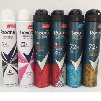 اسپری ضد تعریق Rexona رکسونا 72 ساعته زنانه و مردانه – محافظت حرفه‌ای در برابر بوی نامطبوع