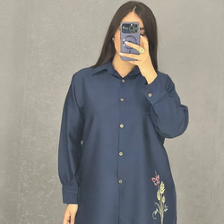 مانتو بابوس گلدوزی پروانه