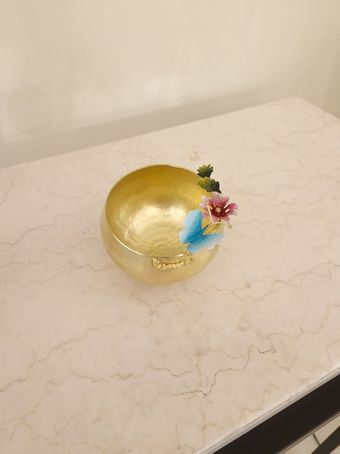 پیاله فندق برنجی | مدل 1