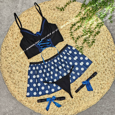 ست فانتزی دامنی پنج تیکه کد 022