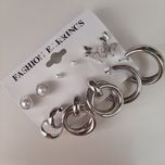 پک گوشواره 9 تایی فشن زارا سیلور