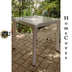 میز ناهار خوری پلاستیکی هوم کاور مدل 4th80