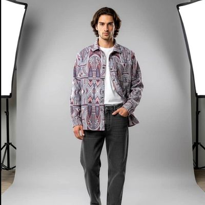 پیراهن پشمی کژوال 3