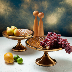 شیرینی خوری تخت چوب و فلز