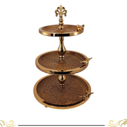 سه طبقه چوب و فلز