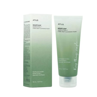 پاکسازی عمیق پوست با فوم شستشوی Anua Heartleaf Quercetinol™