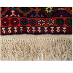 فرش دستباف سایز قالیچه خشتی (تمام پشم یلمه طرح دور خلوت) کد