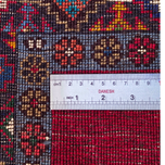 فرش دستباف سایز قالیچه خشتی (تمام پشم یلمه طرح دور خلوت) کد