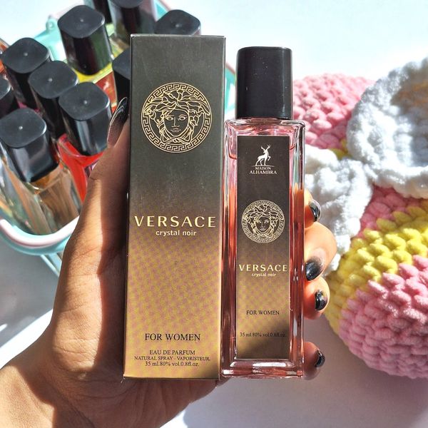 عطر الحمبرا رایحه VERSACE crystal noir(35میل)