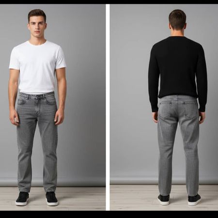 شلوار جین Zara دودی روشن 1026