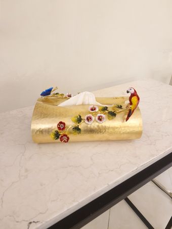 جادستمالی نغمه زرین برنجی | مدل 6