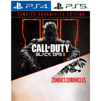 اکانت قانونی CALL OF DUTY BLACK OPS III ZOMBIES CHRONICLES EDITION برای PS4 & PS5