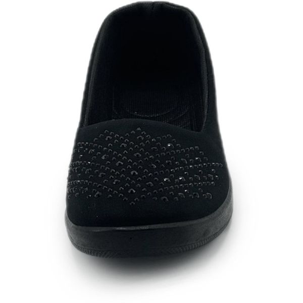 کفش طبی راحتی نگین دار زنانه تینا سایز بزرگ