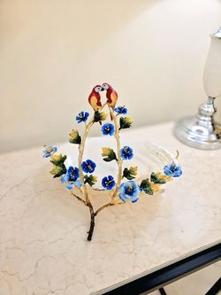 صدف عقربی بزرگ دو طوطی برنجی| مدل 2