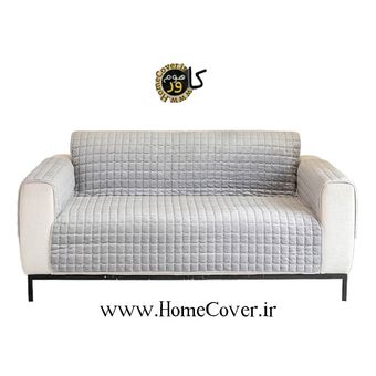کاور مبل مطلسه 4 لایه هوم کاور مدل دو نفره راحتی
