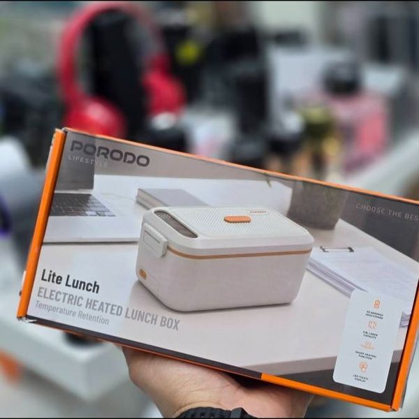 ظرف غذای برقی و شارژی برند Porodo مدل Lite Lunch