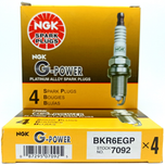 شمع سوزنی پایه کوتاه NGK جی پاور ژاپن NGK 7092-BKR6E-GP