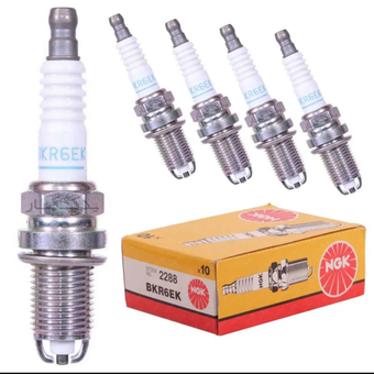 شمع پایه کوتاه دو پلاتین ژاپن NGK BKR6EK 2288